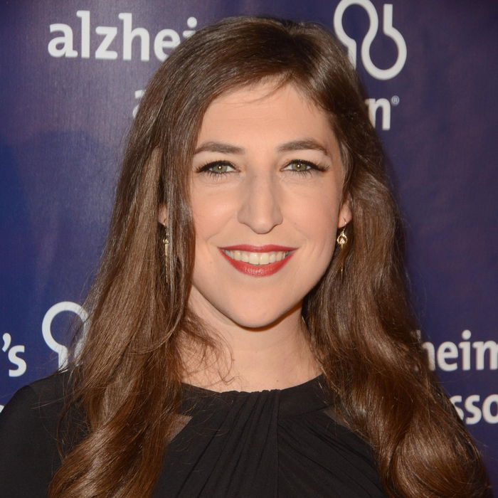 Mayim Bialik in a modest outfit