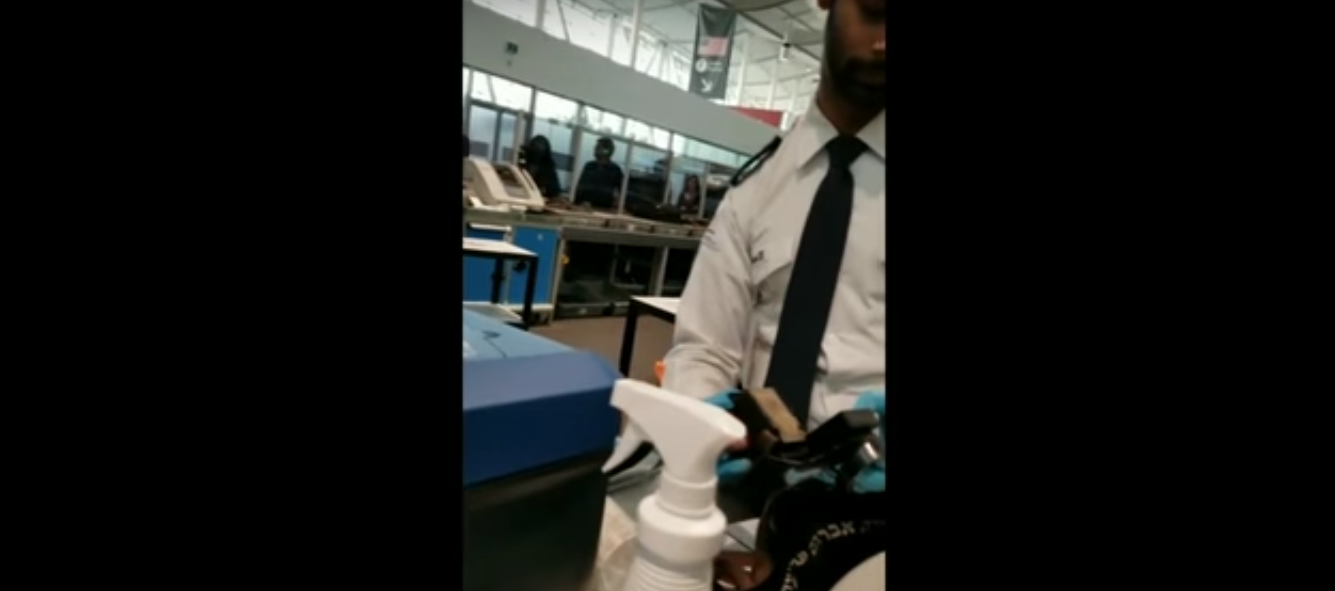 Security agent opens tefillin at Pearson airport