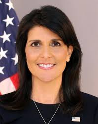 US Ambassador to the UN Nikki Haley