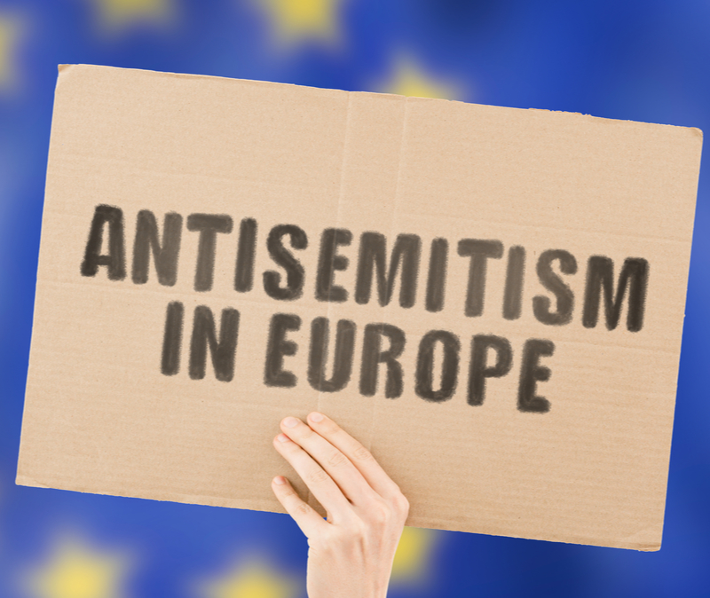sign: antisemitism in europe
