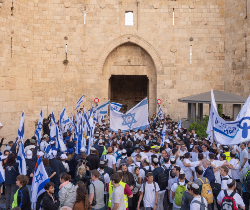 Jerusalem flag march