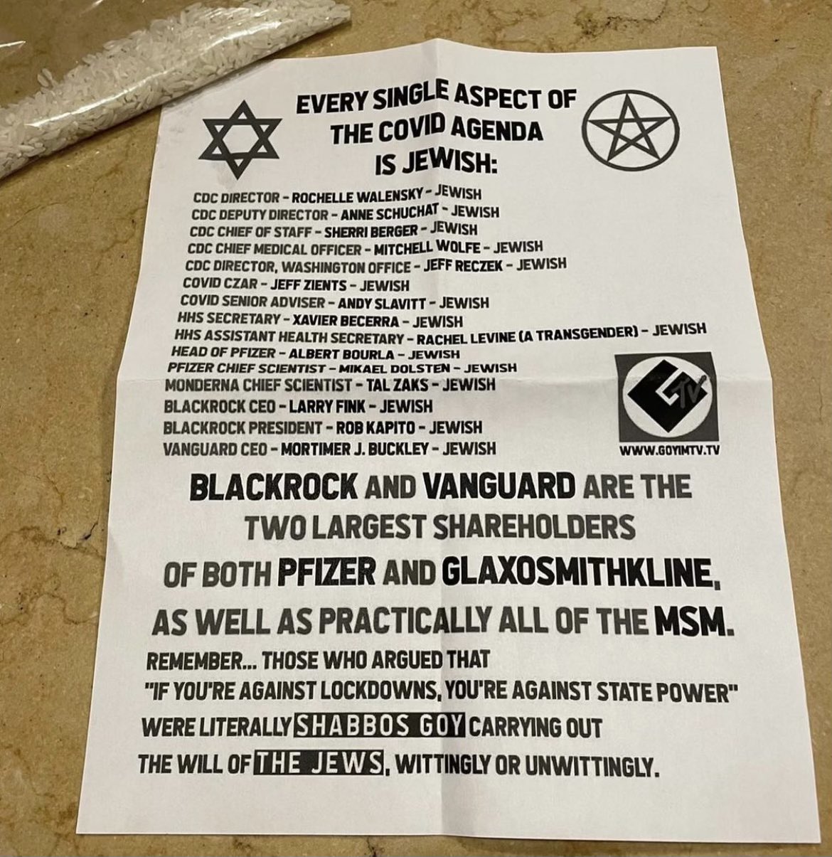Antisemitic flyers found on Beverly Hills' lawns on 1st day Chanuka 2021